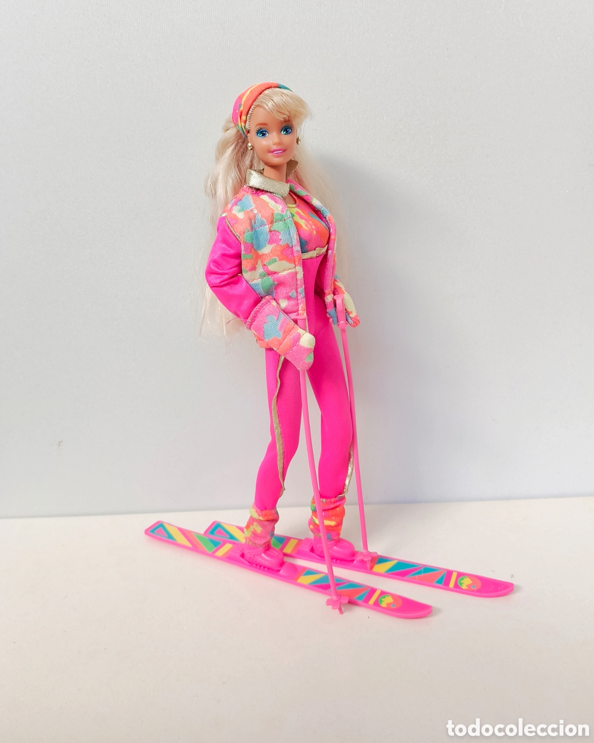 Barbie y Ken: Barbie Ski Fun 1990 #7511 deporte de invierno sport esquiadora a&ntilde;os 90