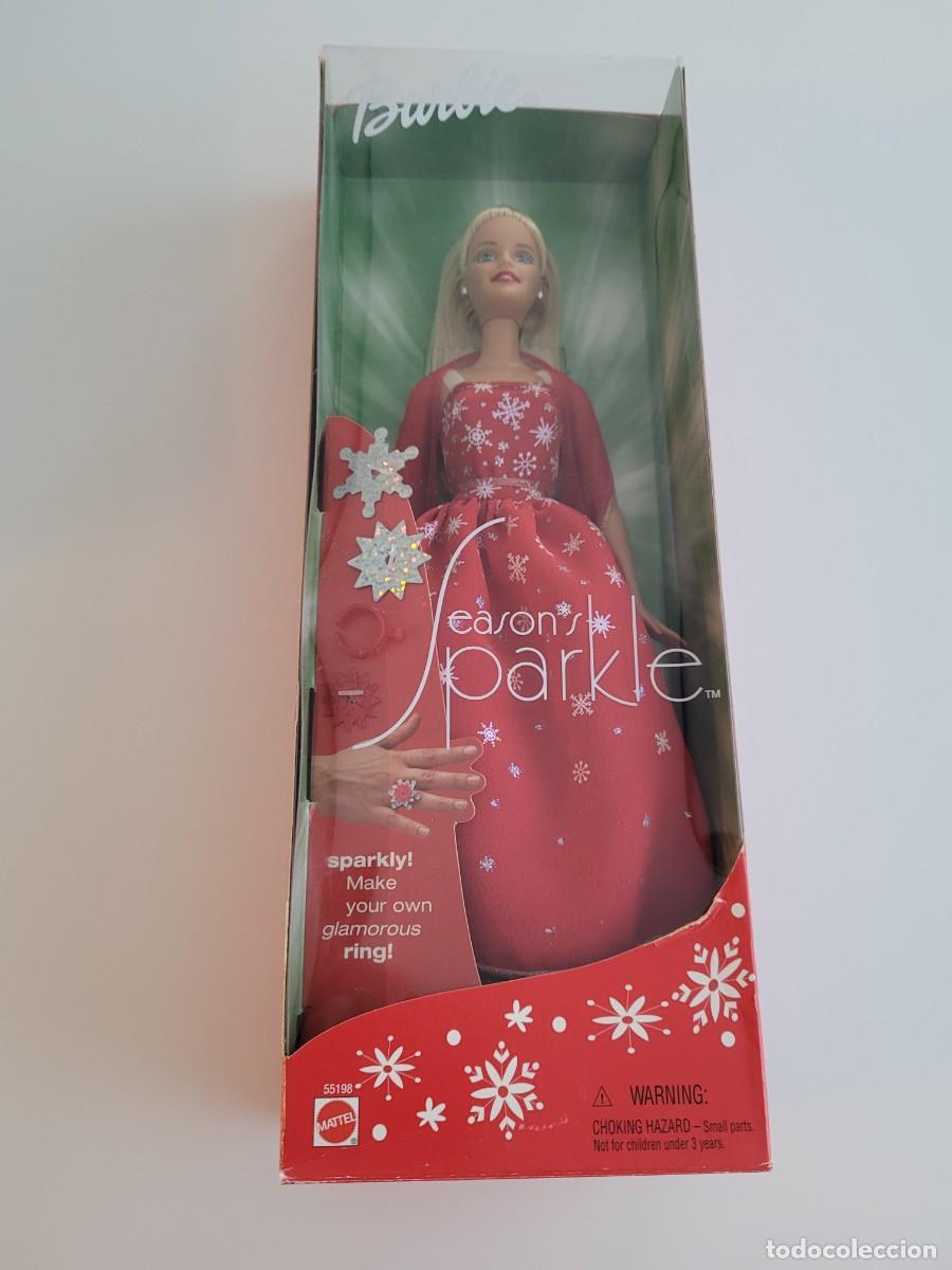 Barbie y Ken: Mattel Barbie Season&rsquo;s Sparkle Holiday Doll (2001)