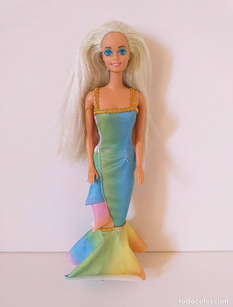 Barbie y Ken: Mu&ntilde;eca Barbie sirena, mermaid, mattel 1992