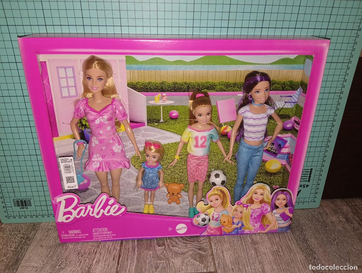 Barbie y Ken: Familia de mu&ntilde;eca Barbie: Skipper, Stacie y Chelsea
