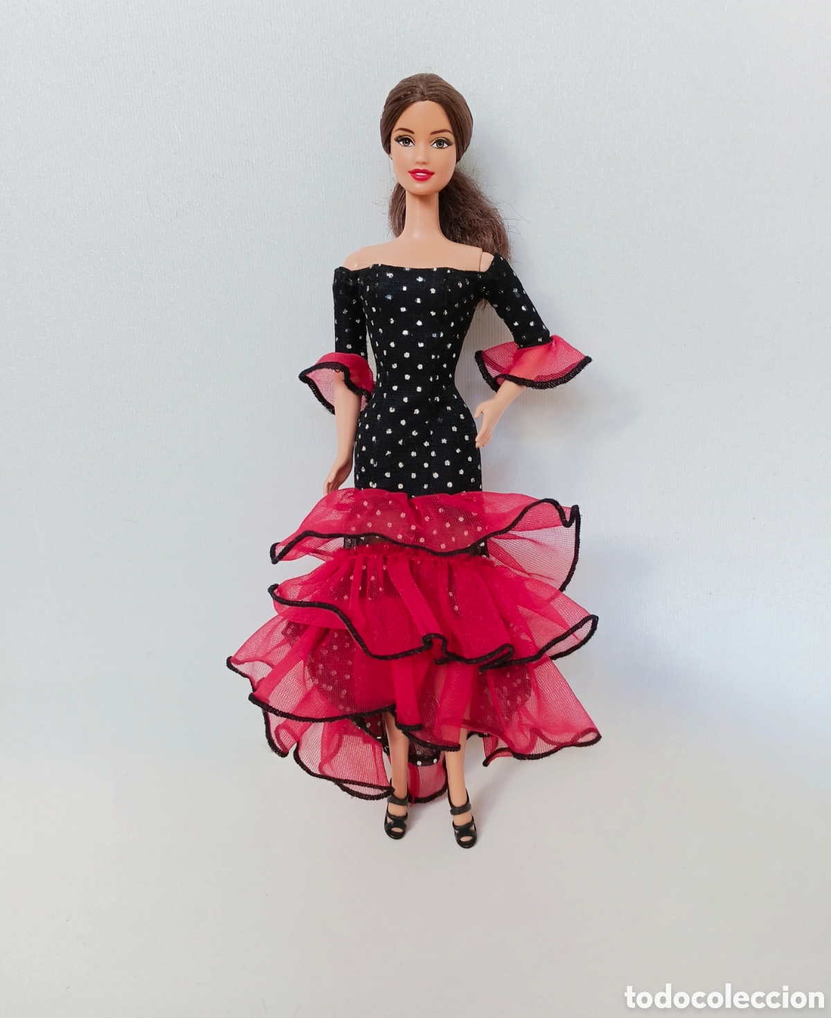 Barbie y Ken: Barbie Sara Baras Dolls of the world 2012 Spain pelo casta&ntilde;o flamenca