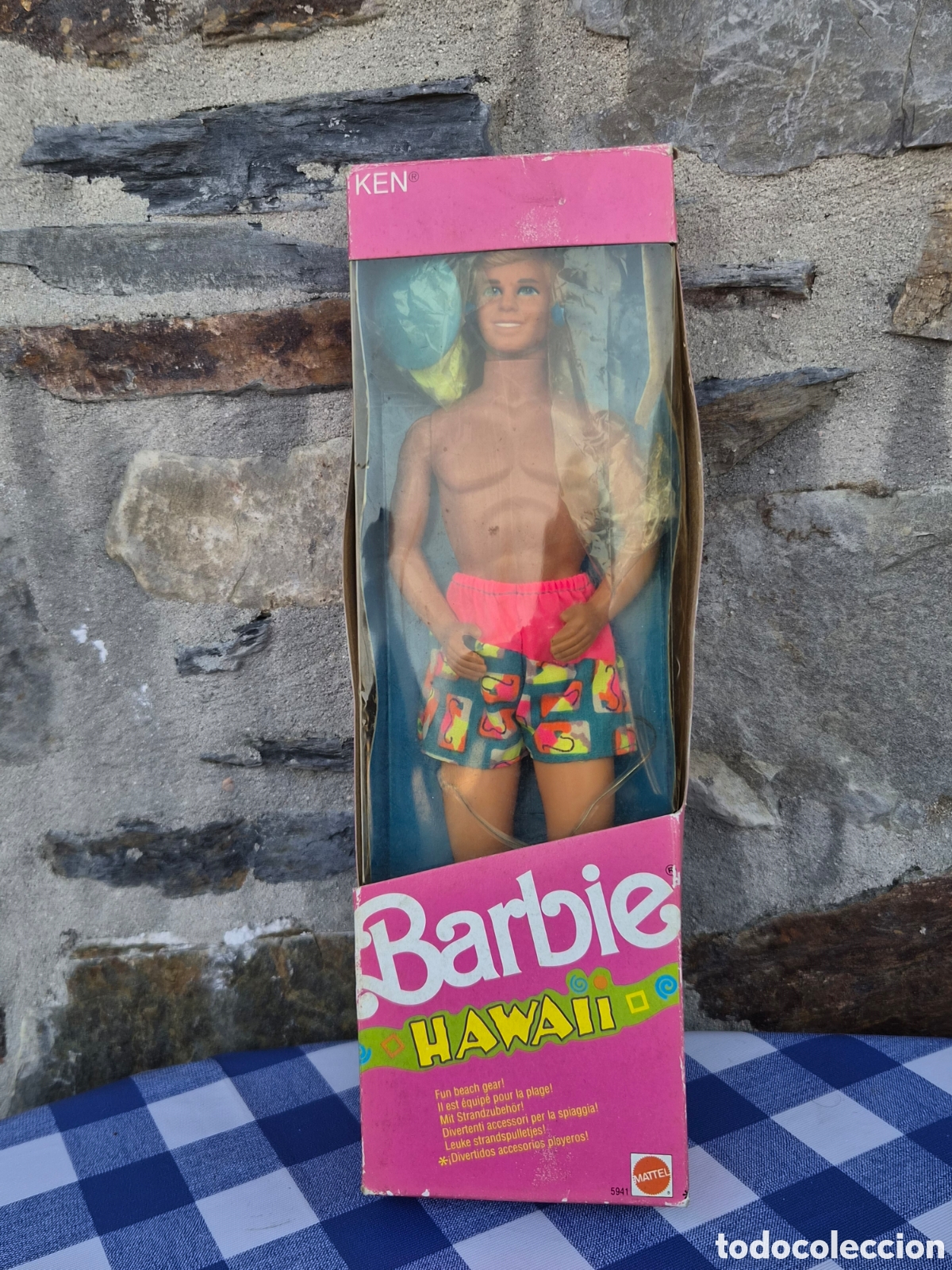 Barbie y Ken: ANTIGUO KEN HAWAII FUN BARBIE EN CAJA ORIGINAL CONGOST A&Ntilde;O 1990 ORIGINAL