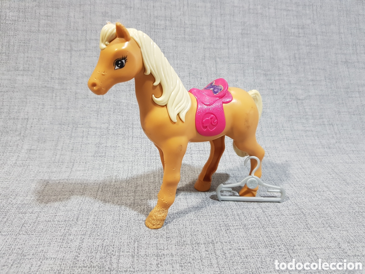 Barbie y Ken: PONI ARCOIRIS BARBIE McDONALD's A&Ntilde;O 2000 (PONY MINI CABALLO) + REGALO PERCHA GRIS