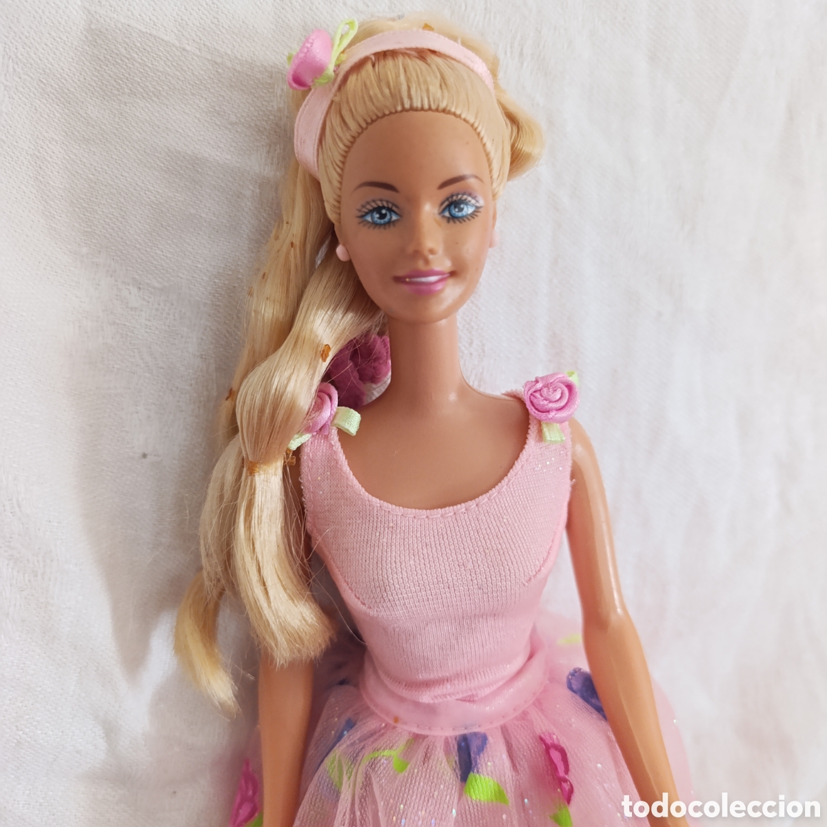 Barbie y Ken: Mu&ntilde;eca Barbie Princesa de las Rosas (Mattel) - Molde Nuca 1998 Vintage