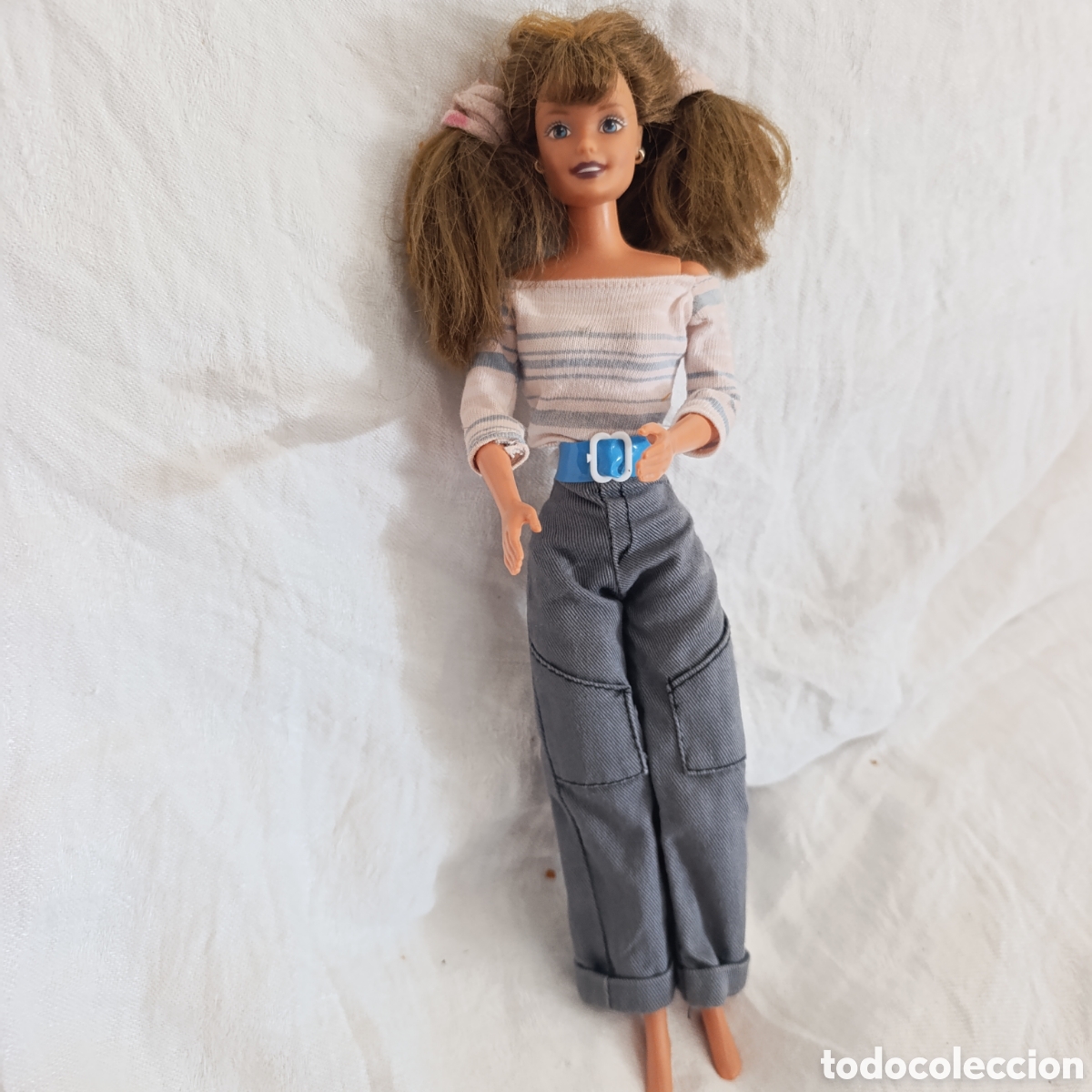 Barbie y Ken: Mu&ntilde;eca Barbie / Teresa (amiga de Barbie) - Molde Superstar (Nuca &copy;1976)