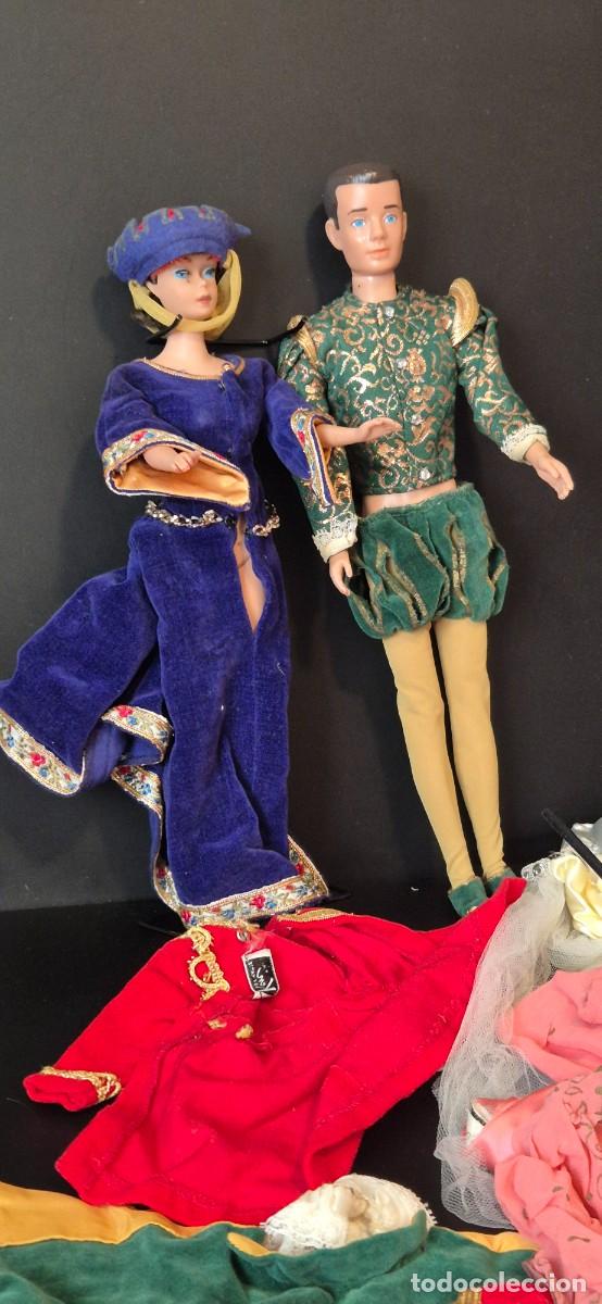 Barbie y Ken: LOTE BARBIE Y KEN CON ROPA EXTRA MIRAR BIEN LAS FOTOS