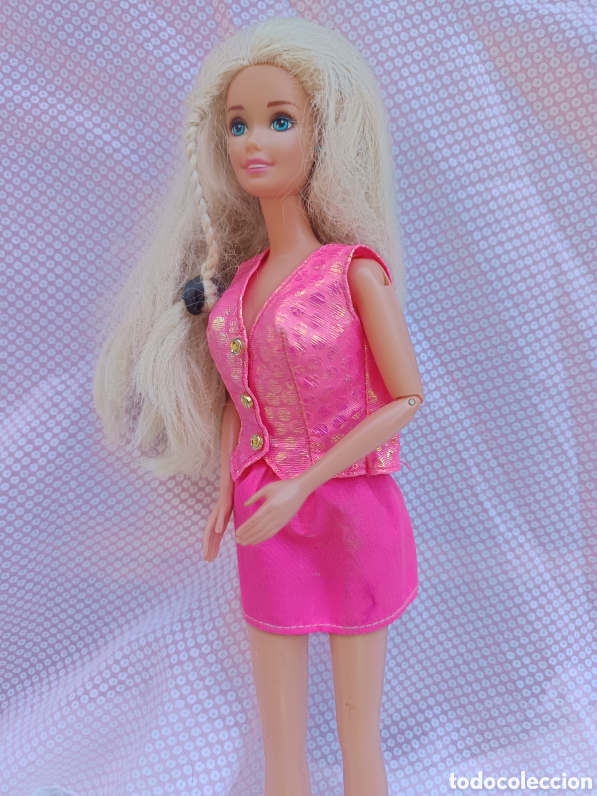 Barbie y Ken: Barbie mu&ntilde;eca conjunto rosa y mecanismo - Foto 7