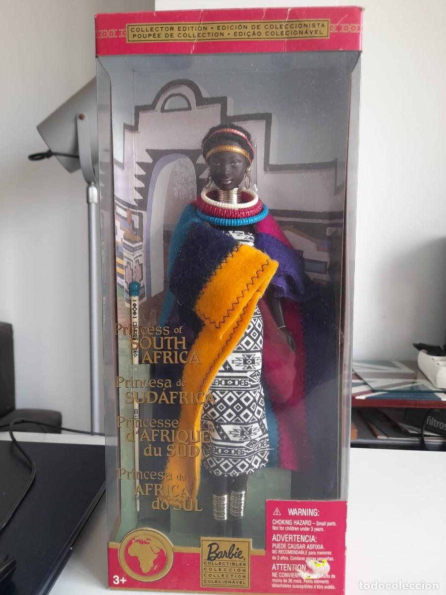 Barbie y Ken: BARBIE PRINCESS OF SOUTH AFRICA 2002 &ndash; DOLLS OF THE WORLD &ndash; PRINCESS COLLECTION &ndash; MATTEL 56218