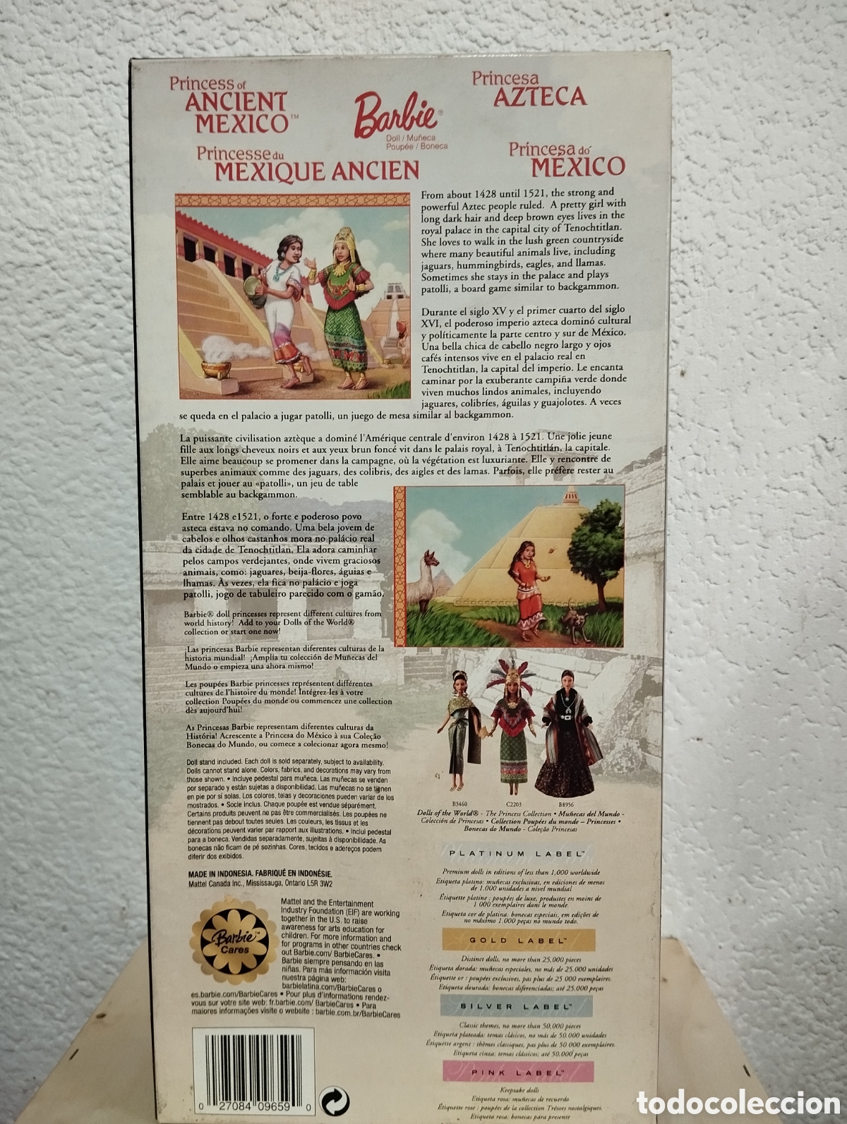 Barbie y Ken: Princesa AZTECA Barbie de colecci&oacute;n - Foto 3