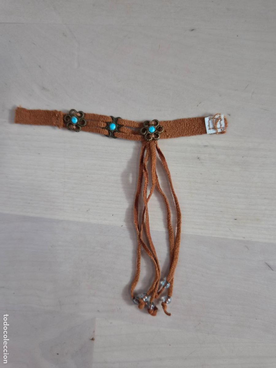 Barbie y Ken: cinturon mu&ntilde;eca bratz marron azul belt