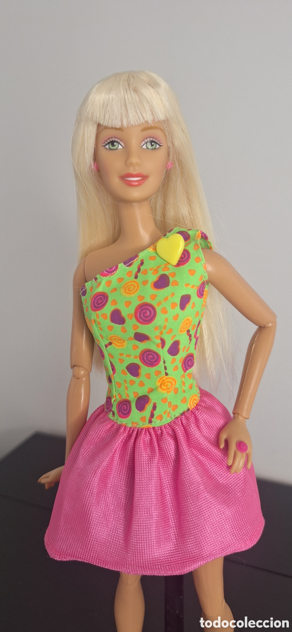 Barbie y Ken: vestido Barbie blister a&ntilde;os 90