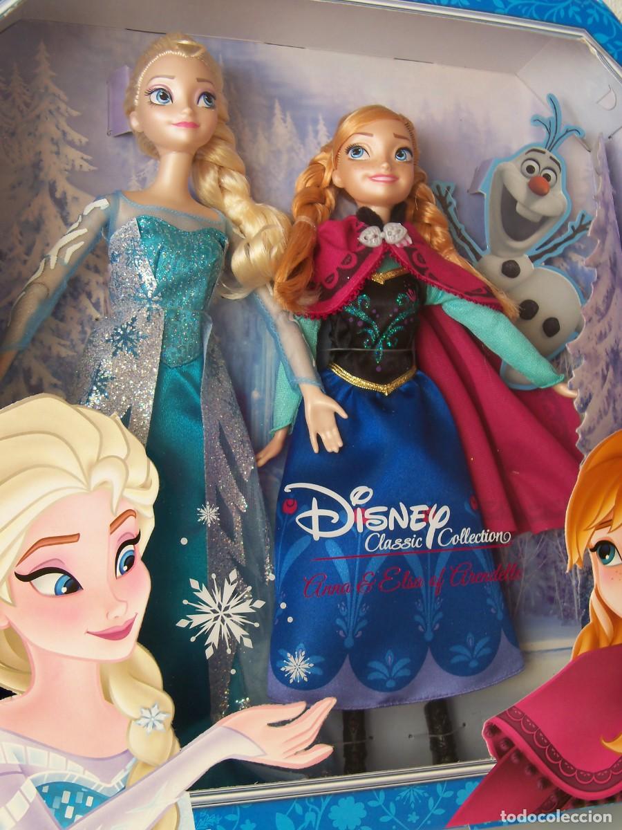Barbie y Ken: DIF&Iacute;CIL ANNA Y ELSA FROZEN DISNEY CLASSIC COLLECTION. MATTEL 2014. NUEVAS EN SU CAJA