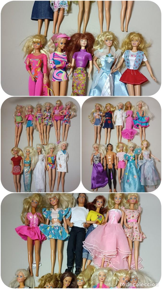 Barbie y Ken: Lote de 44 barbies de los a&ntilde;os 90