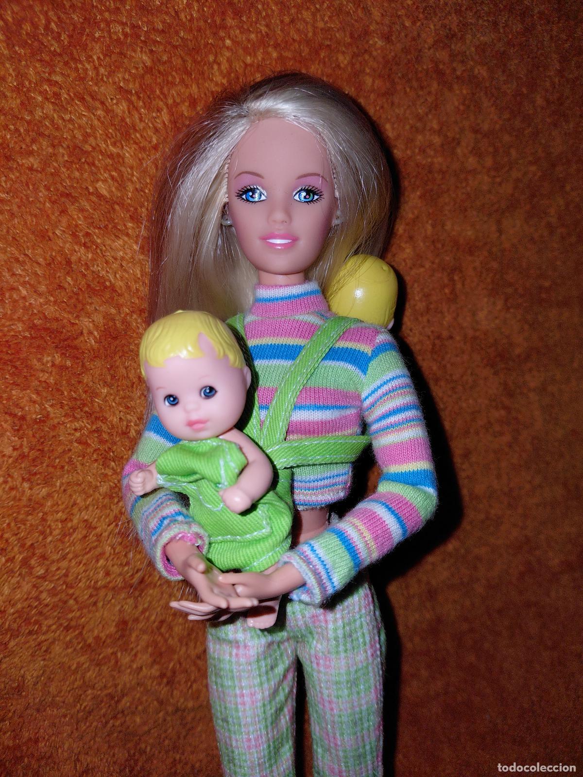 Barbie y Ken: MU&Ntilde;ECA SKIPPER COOL SITTER CON BEBE HERMANA BARBIE MATTEL