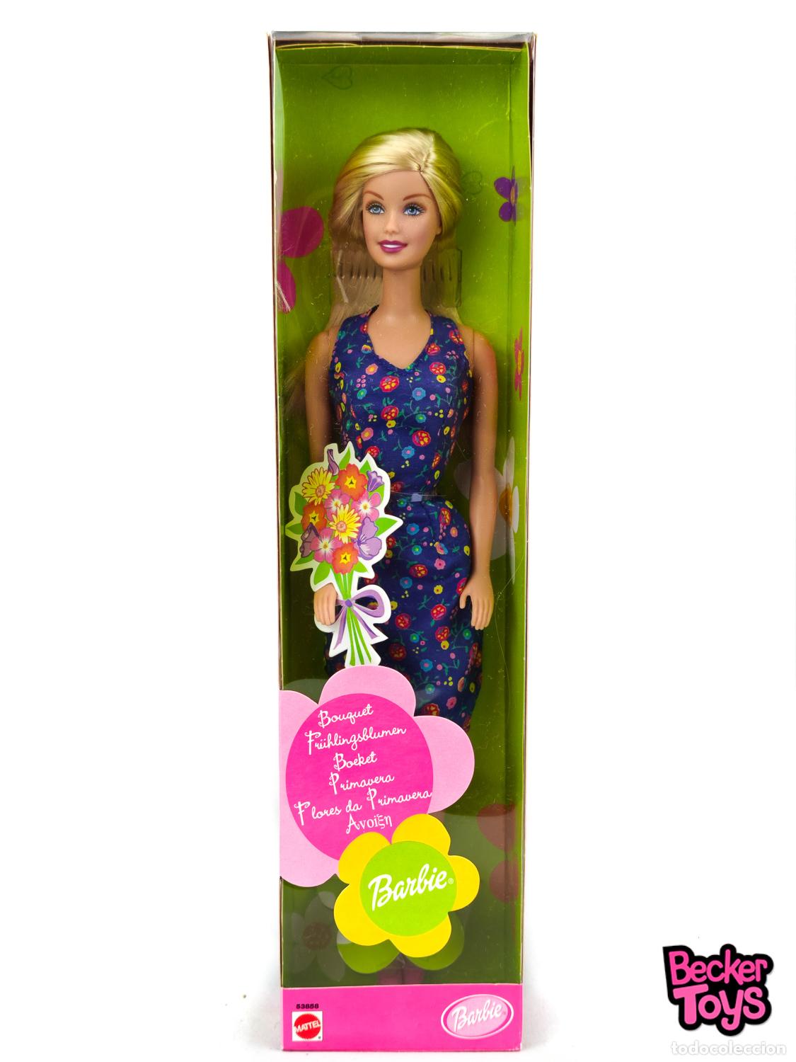 Barbie et Ken: Barbie Bouquet Primavera 2001 - Azul Floral - Mattel