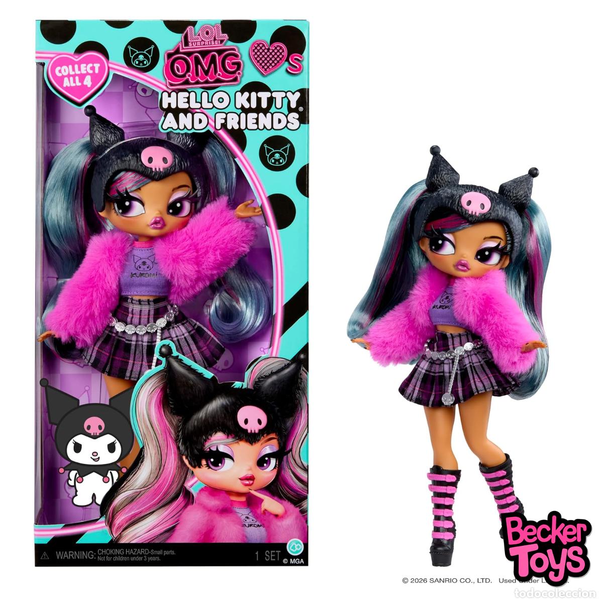 Barbie y Ken: LOL OMG Kuromi 2026 - MGA