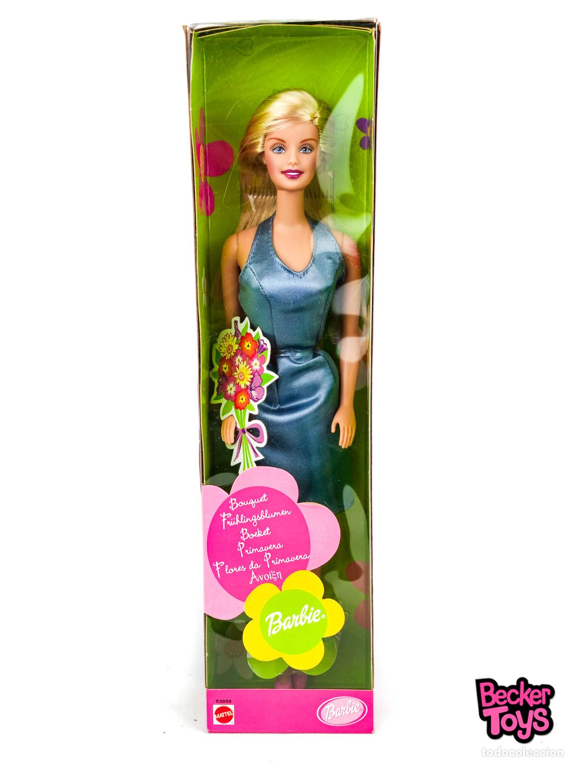 Barbie y Ken: Barbie Bouquet Primavera 2001 - Azul - Mattel