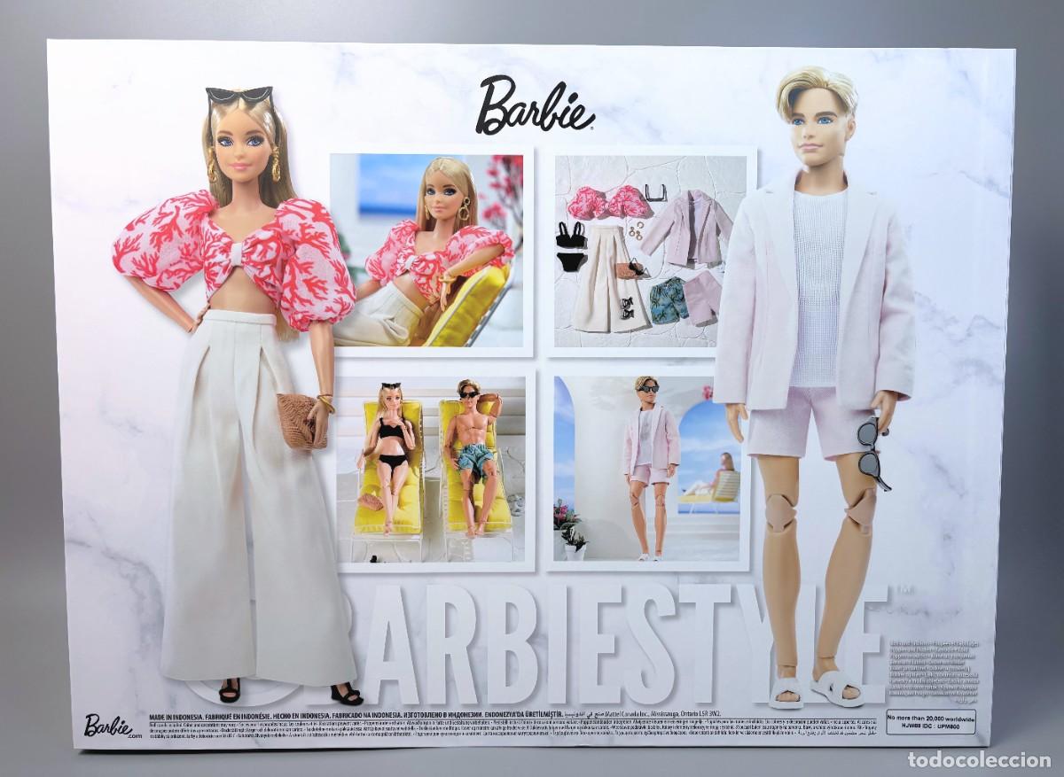 Barbie y Ken: Mu&ntilde;eca Barbie y Ken Barbiestyle. Mattel Creations