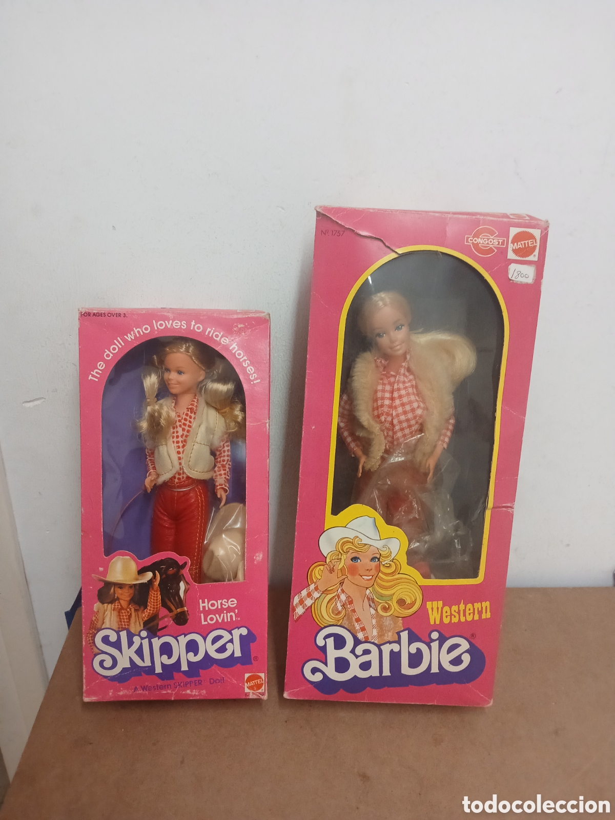 Barbie and Ken: Barbie western congost 1983 y skipper horse lovin mattel 1982 nuevas