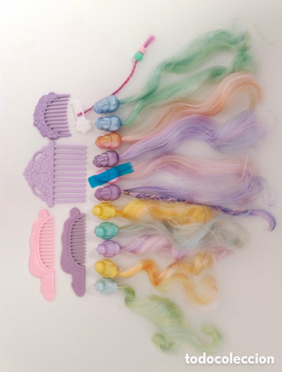Barbie y Ken: Lote accesorios Lady Tirabuzones Pixietails Duendecillos 10 + 4 peines
