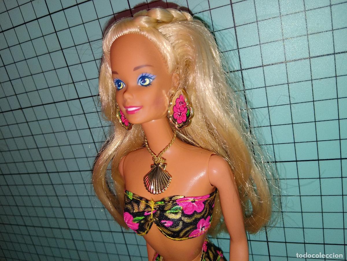 Barbie y Ken: Mu&ntilde;eca Barbie Tropical splash - Foto 2