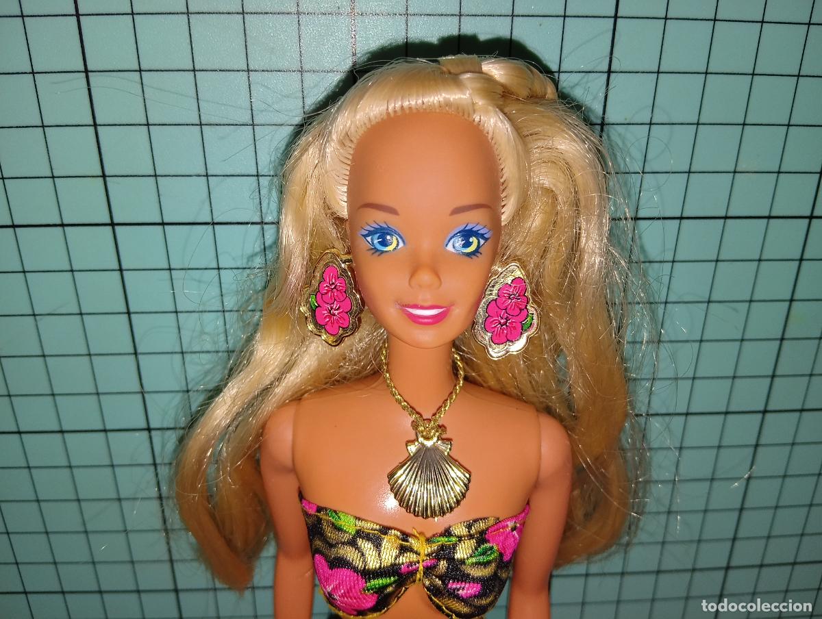 Barbie y Ken: Mu&ntilde;eca Barbie Tropical splash - Foto 4