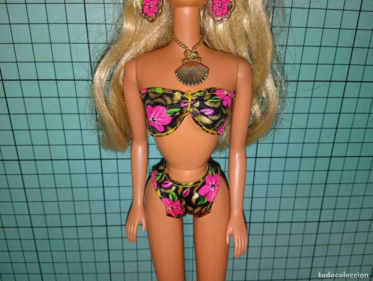 Barbie y Ken: Mu&ntilde;eca Barbie Tropical splash - Foto 7
