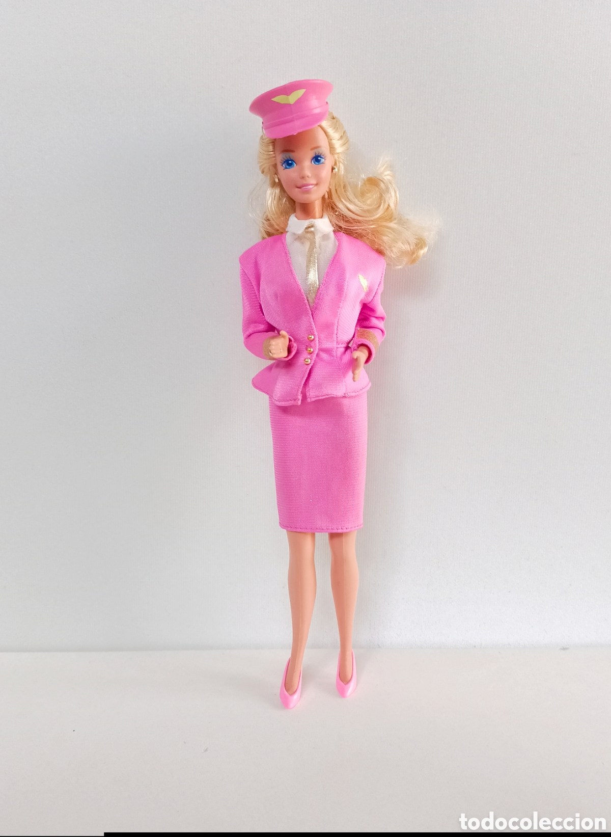 Barbie y Ken: Barbie Flight Time 1989 piloto azafata a&ntilde;os 80