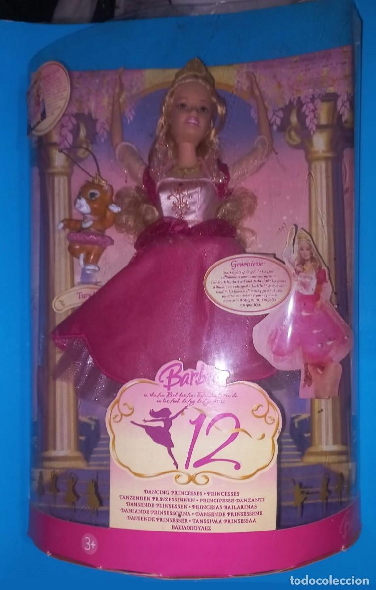 Barbie y Ken: Mu&ntilde;eca Barbie Princesa Genevieve de la pel&iacute;cula Barbie y las 12 Princesas Bailarinas - Mattel - 2006