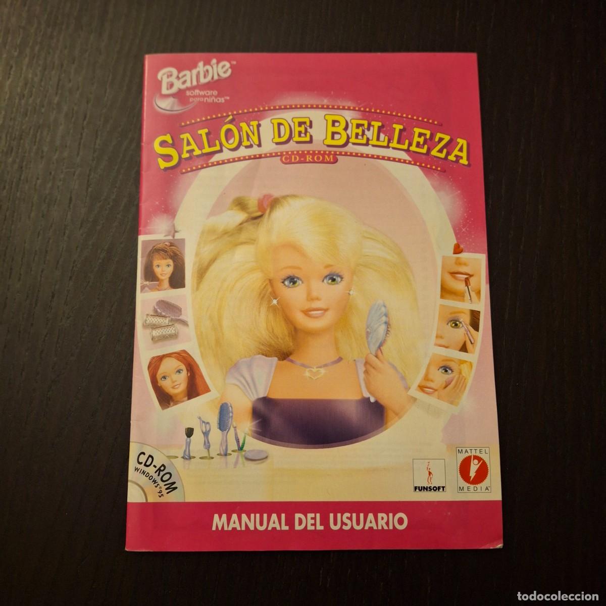 Barbie y Ken: BARBIE - LIBERITO MANUAL USUARIO - SALON DE BELLEZA - NO LLEVA CD ROM - SIN CD SOLO LIBRITO