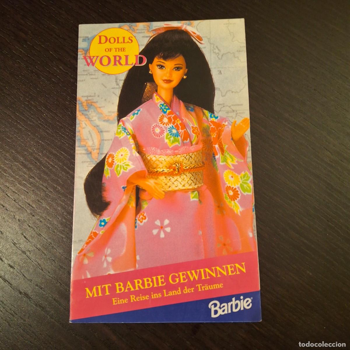 Barbie y Ken: BARBIE - DOLLS OF THE WORLD - FOLLETO CATALOGO MU&Ntilde;ECAS DEL MUNDO - EN ALEMAN - A&Ntilde;OS 90
