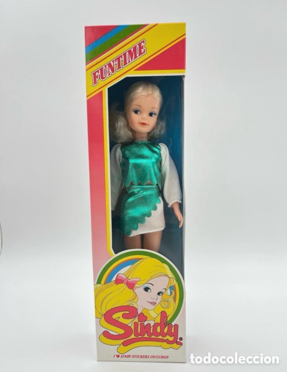 Barbie y Ken: Sindy Pedigree Funtime verde 1986 Ref 42040