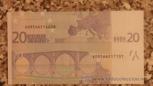 Billetes con errores: BILLETE DE 20 EUROS DEFECTUOSO - Foto 2