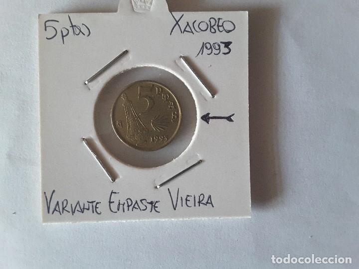 Billetes con errores: 5 pesetas variante - Foto 1