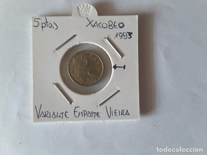 Billetes con errores: 5 pesetas variante - Foto 1