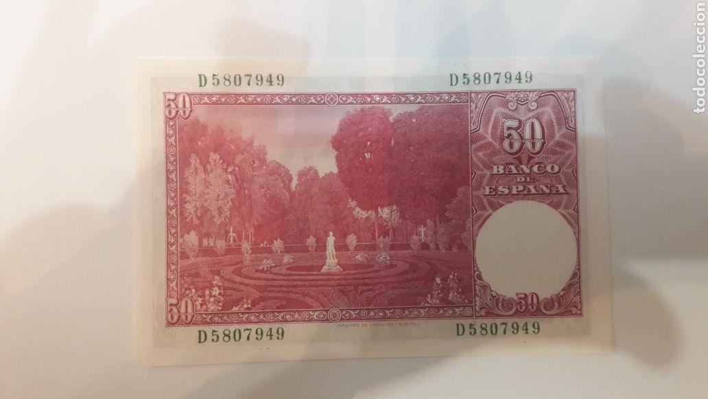 Billetes con errores: Error sin firma cajero 50 ptas 1951 plancha D 5807949 - Foto 3