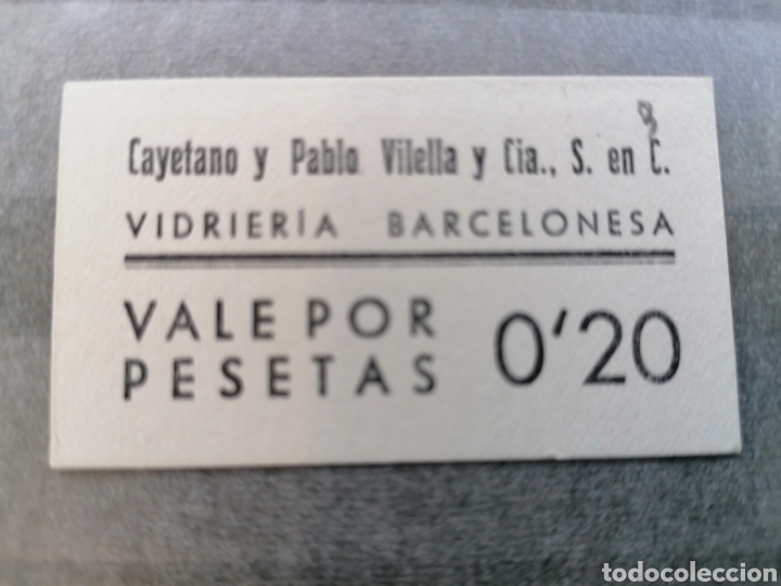 Billetes con errores: Vidriera Barcelonesa Cayetano y Pablo Vilella - Foto 1