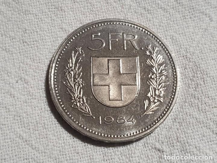 Billetes con errores: Error - Switzerland - 5 francs - 1984 - EBC/VF - reverso invertido - francos - Foto 2