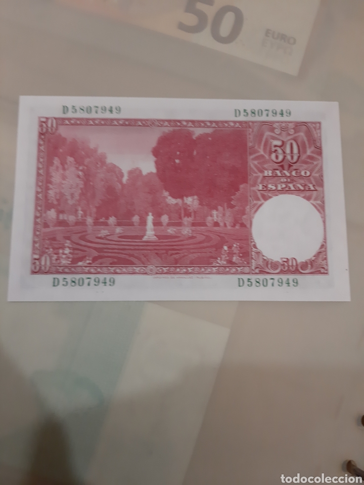 Billetes con errores: Error sin firma cajero 50 ptas 1951 plancha D 5807949 - Foto 5