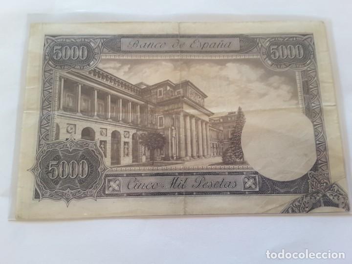Billetes con errores: Billete 5000 pesetas 1976 - Foto 3