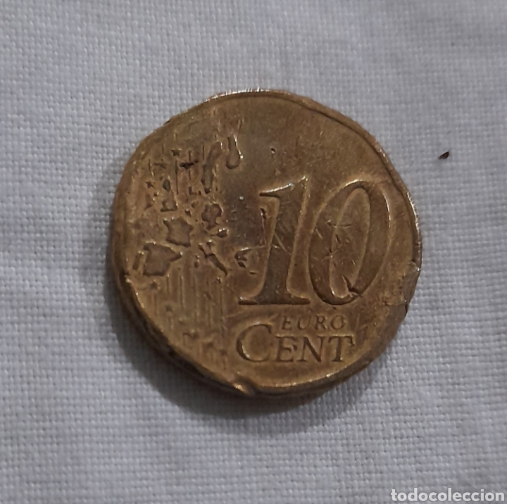 Billetes con errores: Error Acuñación. Moneda 10 Céntimos Alemania 2002. Ver fotografías y descripción. - Foto 10 - 291318533