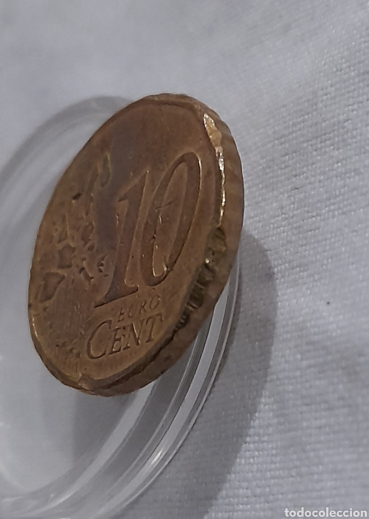 Billetes con errores: Error Acuñación. Moneda 10 Céntimos Alemania 2002. Ver fotografías y descripción. - Foto 13 - 291318533