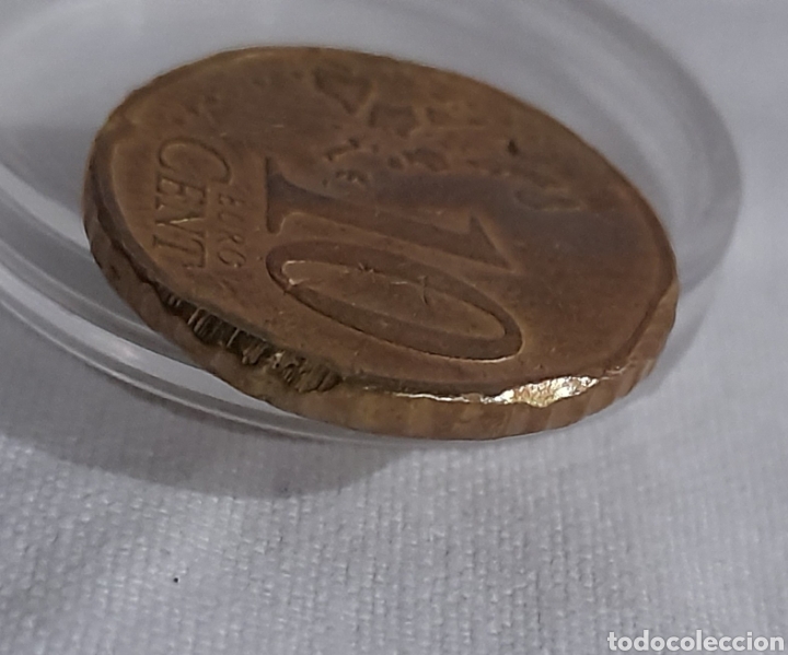 Billetes con errores: Error Acuñación. Moneda 10 Céntimos Alemania 2002. Ver fotografías y descripción. - Foto 14 - 291318533