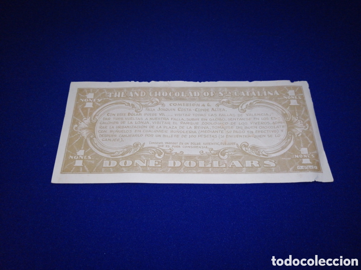 Billetes con errores: Falla Joaqu&iacute;n Costa - conde altea billete humor&iacute;stico - Foto 1