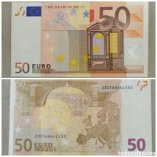 Billetes con errores: BILLETE DE 50 EURO ESPAÑA 2002 Z TRICHET. Lote 400681249