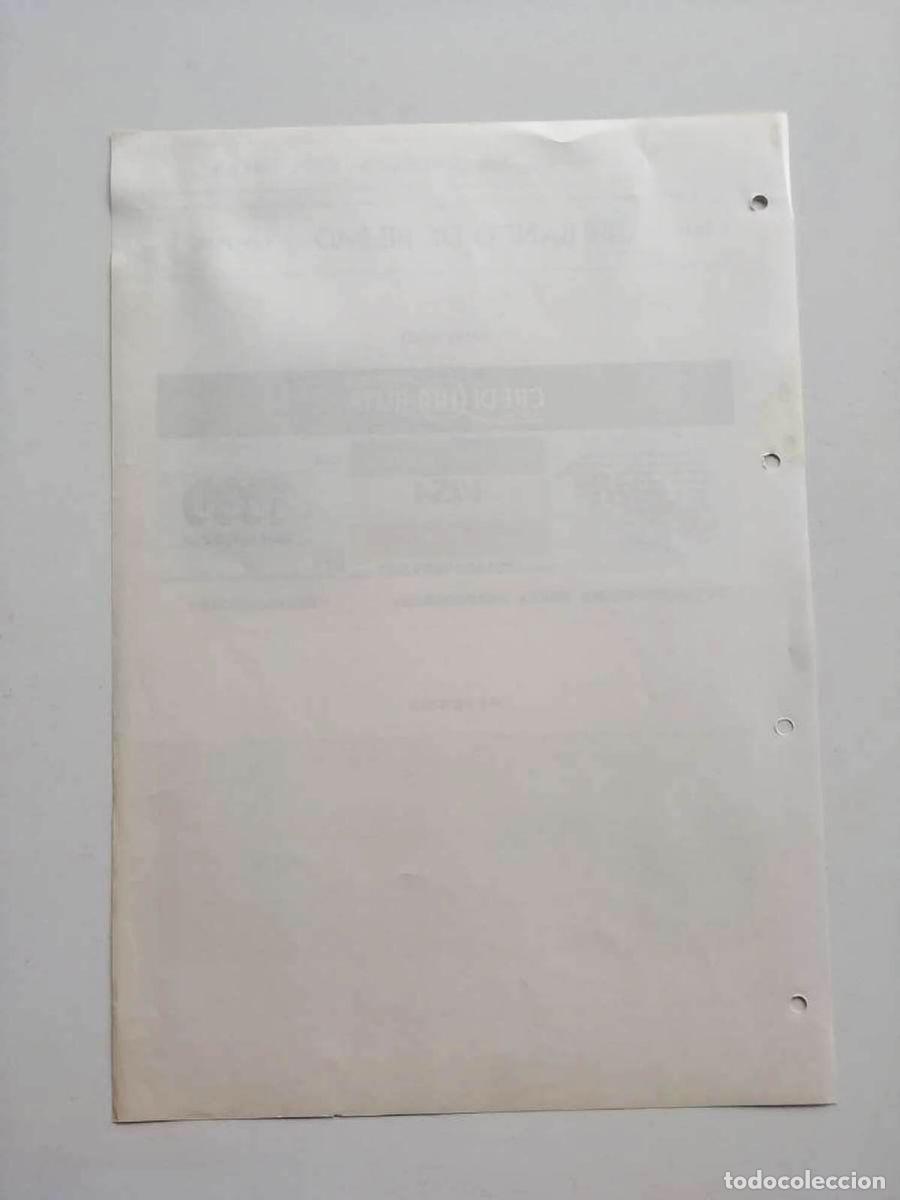 Billetes con errores: 1980, Hoja de Cheque Credi-Ruta Banco de Bilbao - Foto 2