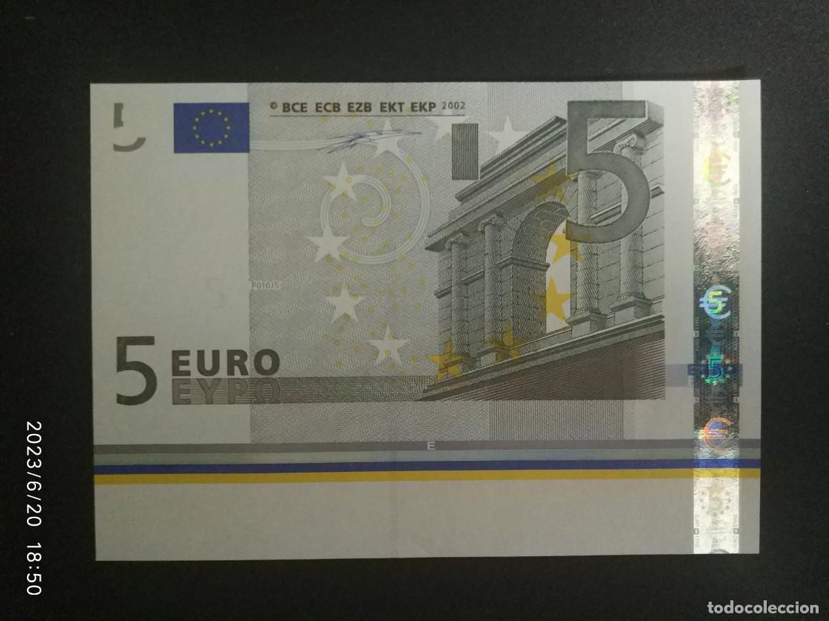 Billetes con errores: LOTE DE TRES BILLETES DE 5&euro; CON DEFECTOS - Foto 3