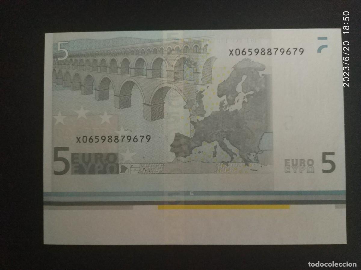 Billetes con errores: LOTE DE TRES BILLETES DE 5&euro; CON DEFECTOS - Foto 4