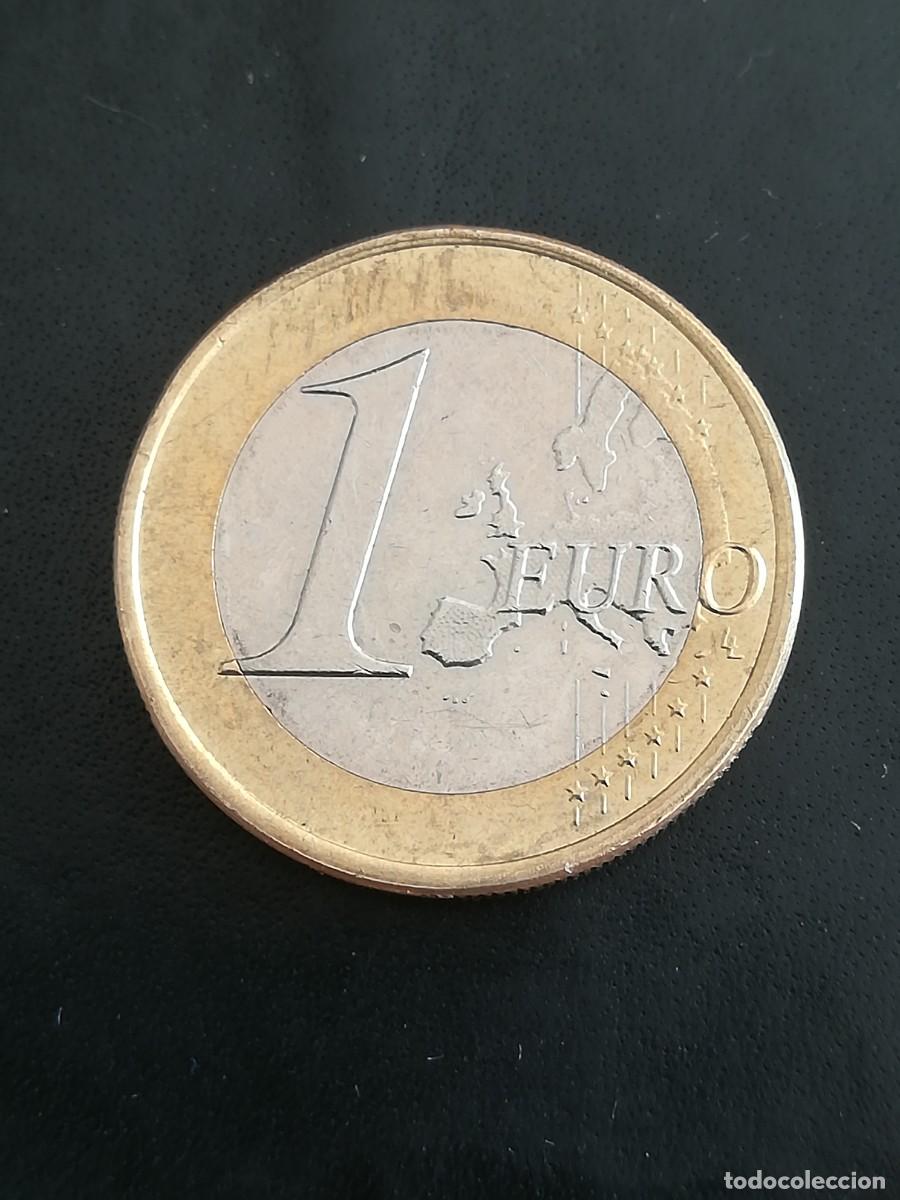 Billetes con errores: Moneda 1 euro Espa&ntilde;a 2020 Error, exceso de metal - Foto 4
