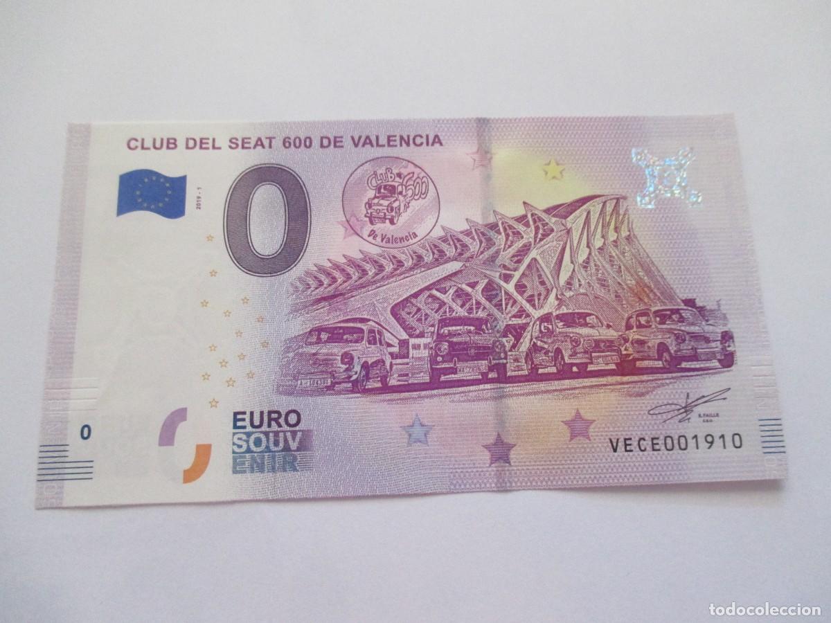 Billetes con errores: billetes 0 euros souvenirs- ESPA&Ntilde;A - Foto 1